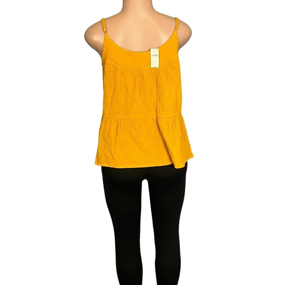 3/$30 🍂 Banana Republic Mustard Yellow Tiered Camisole - Picture 3 of 8